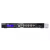 QNAP QGD-1600P Hallatav Gigabit Ethernet (10/100/1000) Toite Etherneti (PoE) kaudu 1U Must, Hall