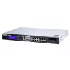QNAP QGD-1600P Hallatav Gigabit Ethernet (10/100/1000) Toite Etherneti (PoE) kaudu 1U Must, Hall