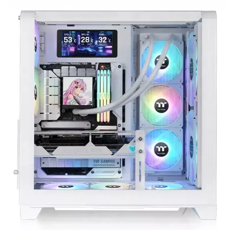 Arvuti korpus Thermaltake View 390 Air Midi Tower Valge