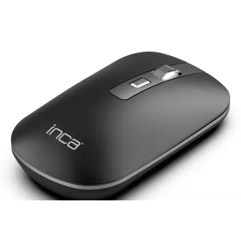 INCA juhtmevaba hiir Iwm-531ra - Bluetooth ja RF juhtmevaba 2,4 GHz - 1600 dpi - must/hõbedane