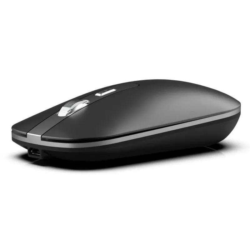 INCA juhtmevaba hiir Iwm-531ra - Bluetooth ja RF juhtmevaba 2,4 GHz - 1600 dpi - must/hõbedane