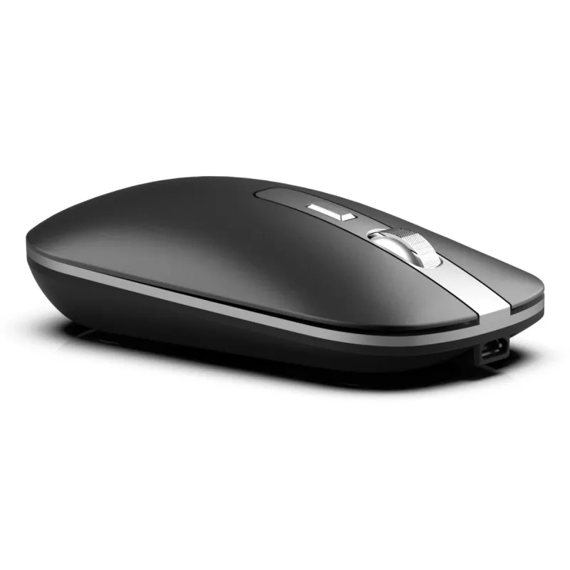 INCA juhtmevaba hiir Iwm-531ra - Bluetooth ja RF juhtmevaba 2,4 GHz - 1600 dpi - must/hõbedane