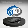 INCA juhtmevaba hiir Iwm-531ra - Bluetooth ja RF juhtmevaba 2,4 GHz - 1600 dpi - must/hõbedane