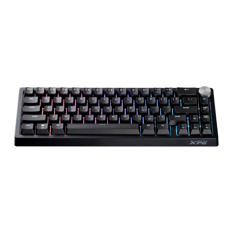 XPG SORCERER MINI MÄNGUKLAVIATUUR, juhtmega, USB, mehaaniline, QWERTY, RGB LED, must