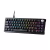 XPG SORCERER MINI MÄNGUKLAVIATUUR, juhtmega, USB, mehaaniline, QWERTY, RGB LED, must