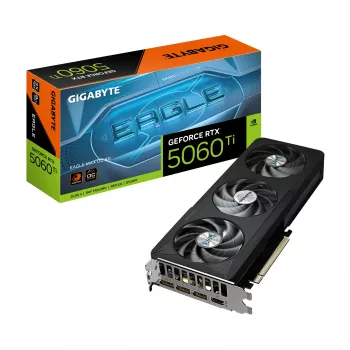 Videokaart GIGABYTE GeForce RTX 5060 Ti WINDFORCE MAX OC 8GB GDDR7, 128-bit, PCIe 5.0, 2617 MHz