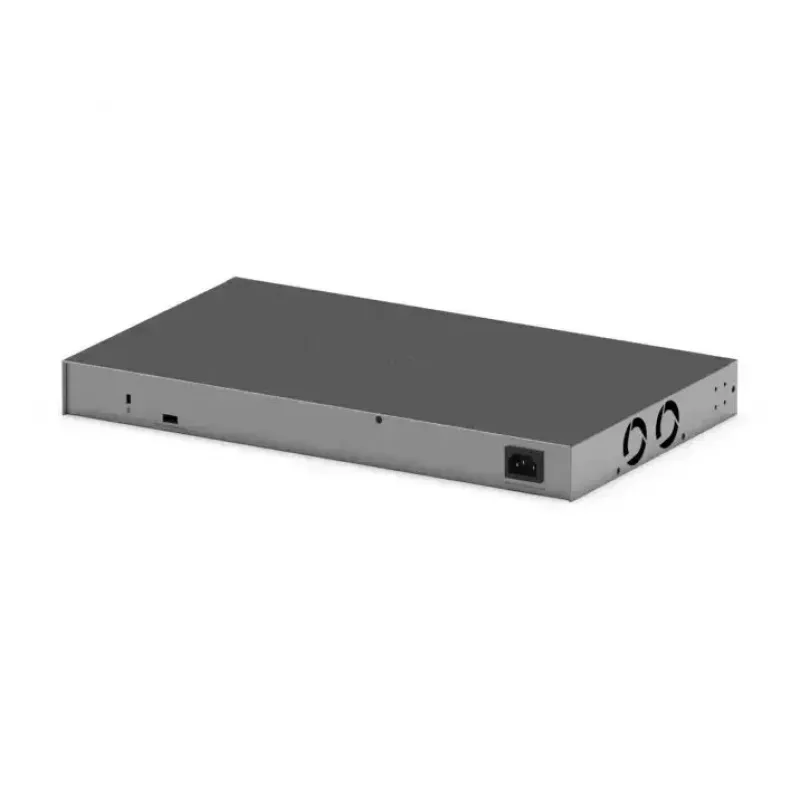 Hallatav Gigabit PoE lüliti Netgear GS728TXUP — 24 × 10/100/1000 RJ-45, 128 Gbps, 1U, riiulipaigaldus