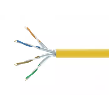 Võrgukaabel EQUIP 404563 Cat7a S/FTP (S-STP) 1000 m, kollane, 10GBase-T