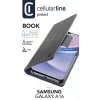 Cellularline Book - Galaxy A16 raamatutüüpi ümbris kaarditasku ja magnetkinnitusega