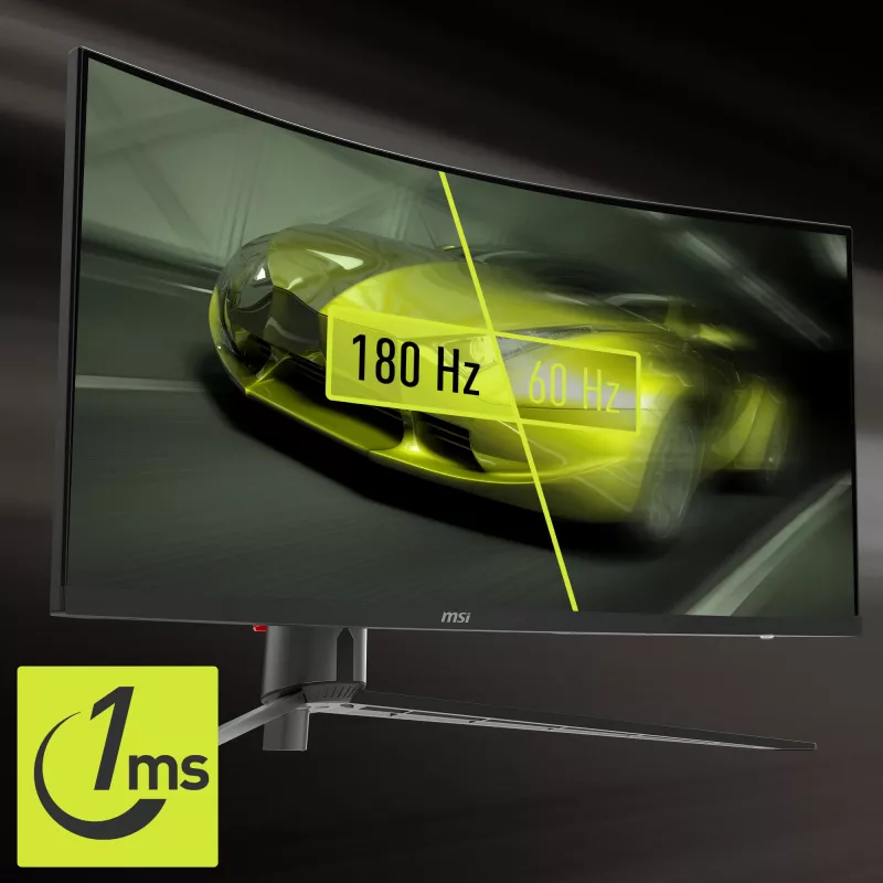 MSI MAG 345CQRDE arvutimonitor 86,4 cm (34 tolli) 3440 x 1440 pikslit UltraWide Dual Quad HD must