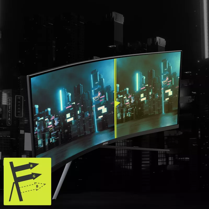 MSI MAG 345CQRDE arvutimonitor 86,4 cm (34 tolli) 3440 x 1440 pikslit UltraWide Dual Quad HD must