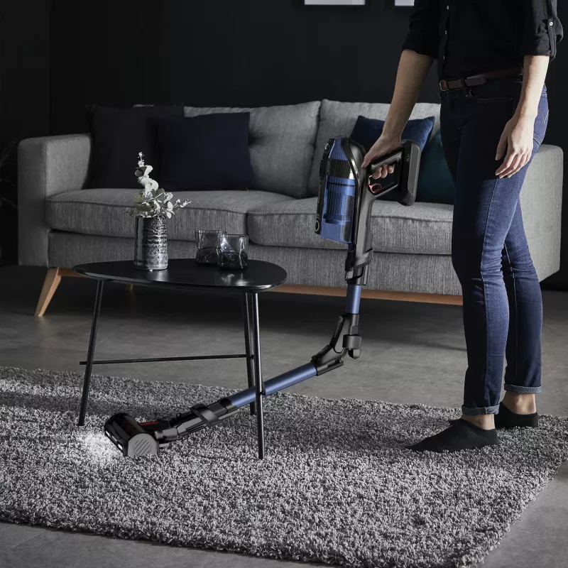 Rowenta RH98C0 2-in-1 pulkimeja aku kuiv&märg ilma kotita 0,9 L 320 W sinine, hall