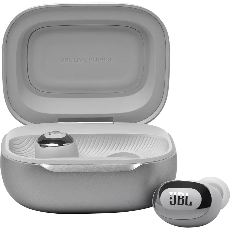 JBL Live Buds 3 peakomplekt Juhtmevaba Kõrvasisene Kõned/muusika/sport/igapäevane Bluetooth Hõbedane