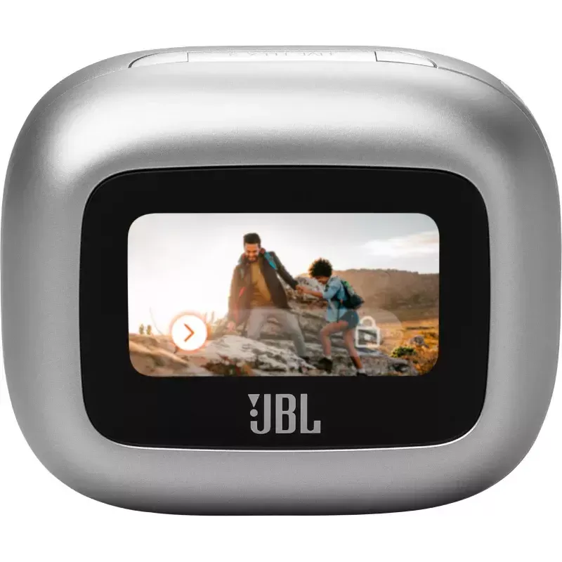 JBL Live Flex 3 juhtmeta kõrvaklapid kõnede/muusika/spordi/igapäevaseks kasutamiseks, hõbedane