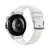 Nutikell HUAWEI WATCH 5 — ümmargune 42 mm roostevabast terasest korpus, 1,38 tolli AMOLED, GPS, Bluetooth, 540 mAh aku, beež korpus valge rihmaga