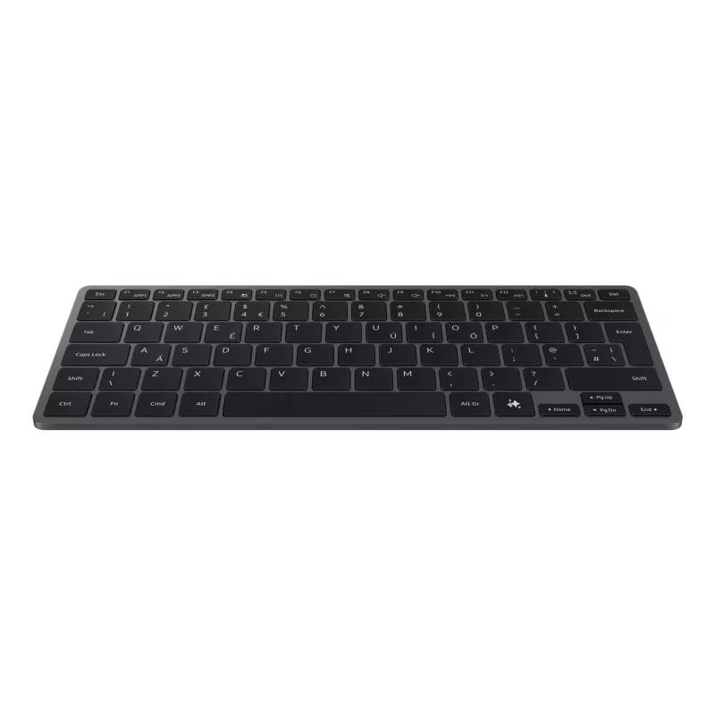 Juhtmevaba Bluetooth-klaviatuur Samsung EJ-B7800BBEGDE tumehall — universaalne nutiklaviatuur