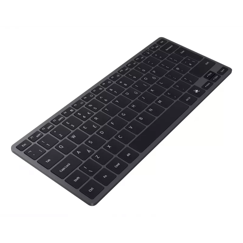 Juhtmevaba Bluetooth-klaviatuur Samsung EJ-B7800BBEGDE tumehall — universaalne nutiklaviatuur