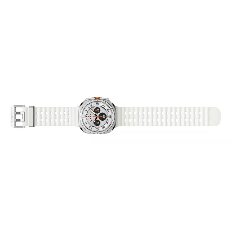 Samsung Galaxy Watch Ultra 3,81 cm (1,5 tolli) AMOLED 47 mm Digitaalne 4G Valge Wi-Fi GPS (satelliit)