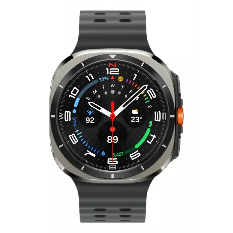 Samsung Galaxy Watch Ultra 3,81 cm (1,5 tolli) AMOLED 47 mm Digitaalne 4G Hõbedane Wi-Fi GPS (satelliit)