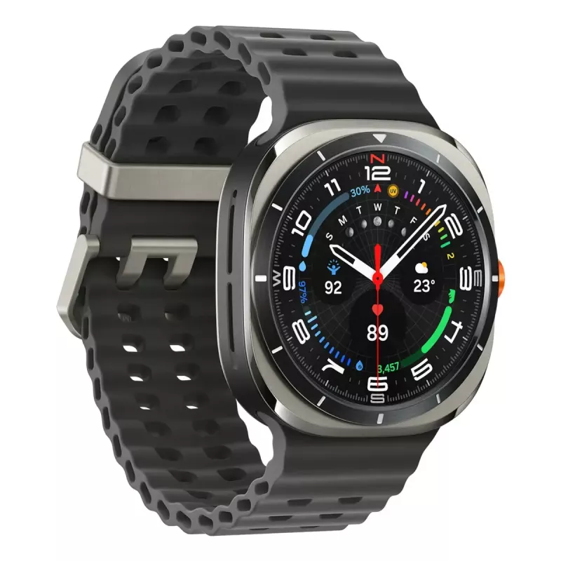 Samsung Galaxy Watch Ultra 3,81 cm (1,5 tolli) AMOLED 47 mm Digitaalne 4G Hõbedane Wi-Fi GPS (satelliit)