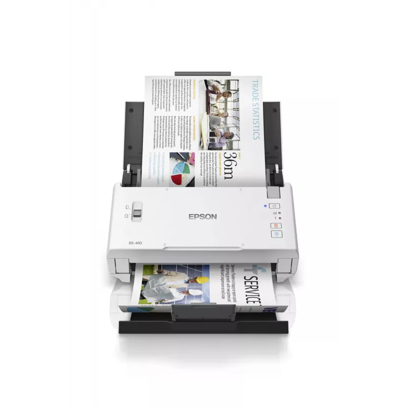 Epson WorkForce DS-410 lehtedega skanner 600 x 600 DPI A4 must, valge