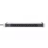 DIGITUS 1U alumiiniumist PDU rack'i paigaldatav 12x C13 16A 230VAC 50/60Hz kaitsekontakt