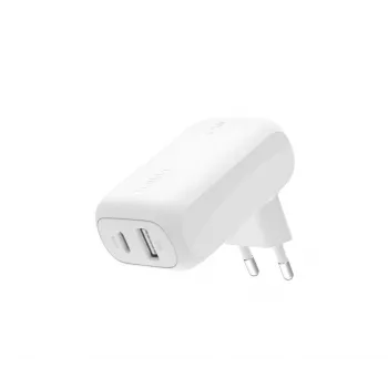 BELKIN Boostcharge 42w-30w USB-c+12w kahe pordiga seinavad laadija valge