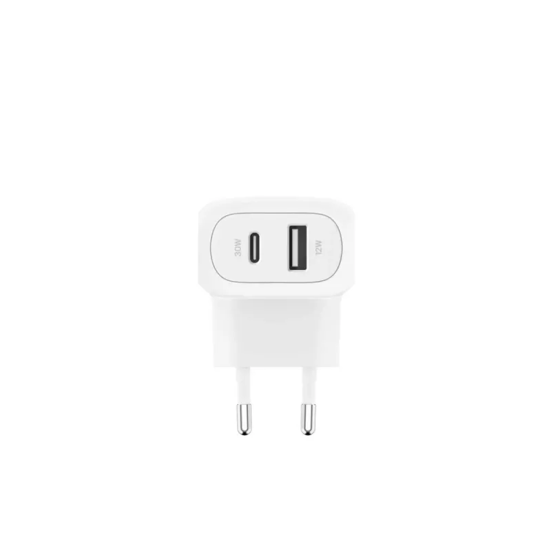 BELKIN Boostcharge 42w-30w USB-c+12w kahe pordiga seinavad laadija valge