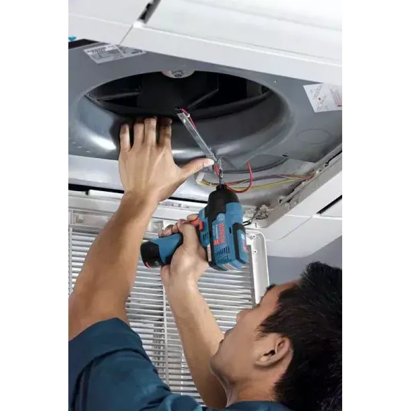 Bosch 0 601 9E0 005 löökmutrivõti 1/4 tolli 3100 p/min 110 N⋅m Must, Sinine 12 V