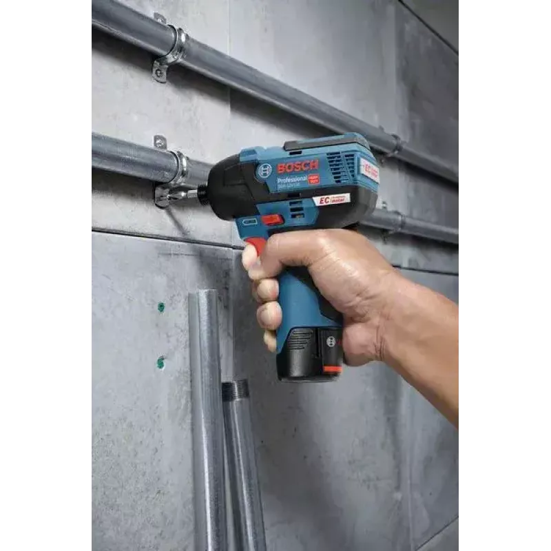 Bosch 0 601 9E0 005 löökmutrivõti 1/4 tolli 3100 p/min 110 N⋅m Must, Sinine 12 V