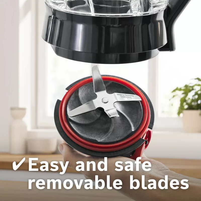 Bosch Serie 4 MMB6177S blender 1,5 L lauablender 1200 W Must, Hõbedane