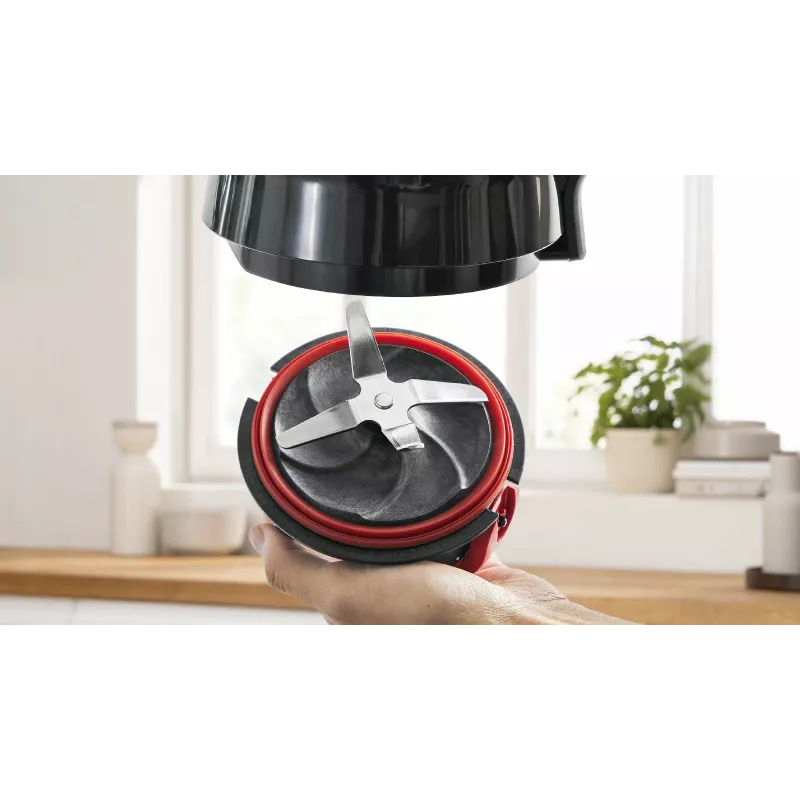 Bosch Serie 4 MMB6177S blender 1,5 L lauablender 1200 W Must, Hõbedane