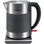 Bosch TWK7S05 elektriline veekeetja 1,7 L 2200 W Must, Hall