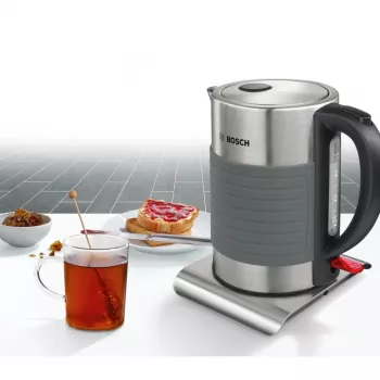 Bosch TWK7S05 elektriline veekeetja 1,7 L 2200 W Must, Hall