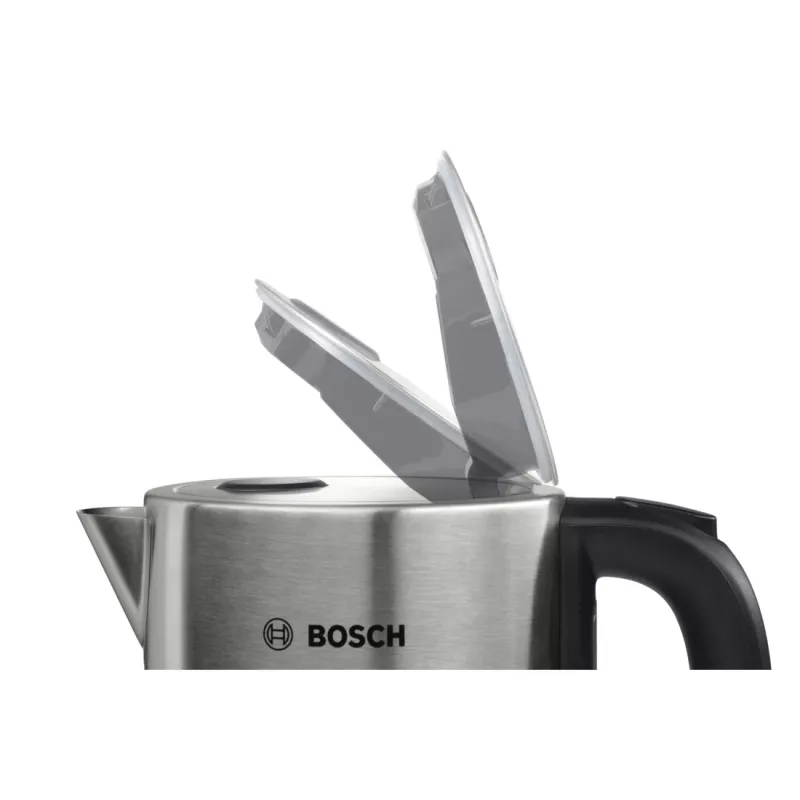 Bosch TWK7S05 elektriline veekeetja 1,7 L 2200 W Must, Hall