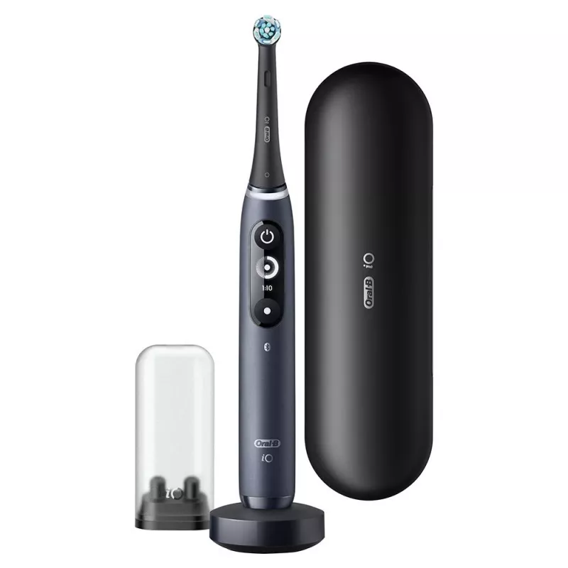 Oral-B iO elektriline hambahari Täiskasvanutele Pöörlev hambahari Must