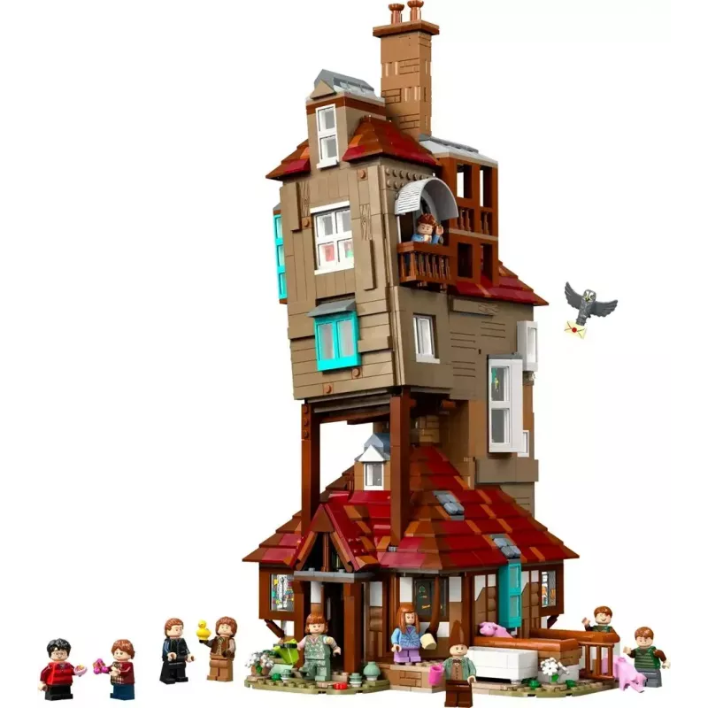 LEGO Harry Potter The Burrow kollektsionääriväljaanne 76437 ehituskomplekt, 2405 osa, 10 minifiguuri, 460×250×230 mm