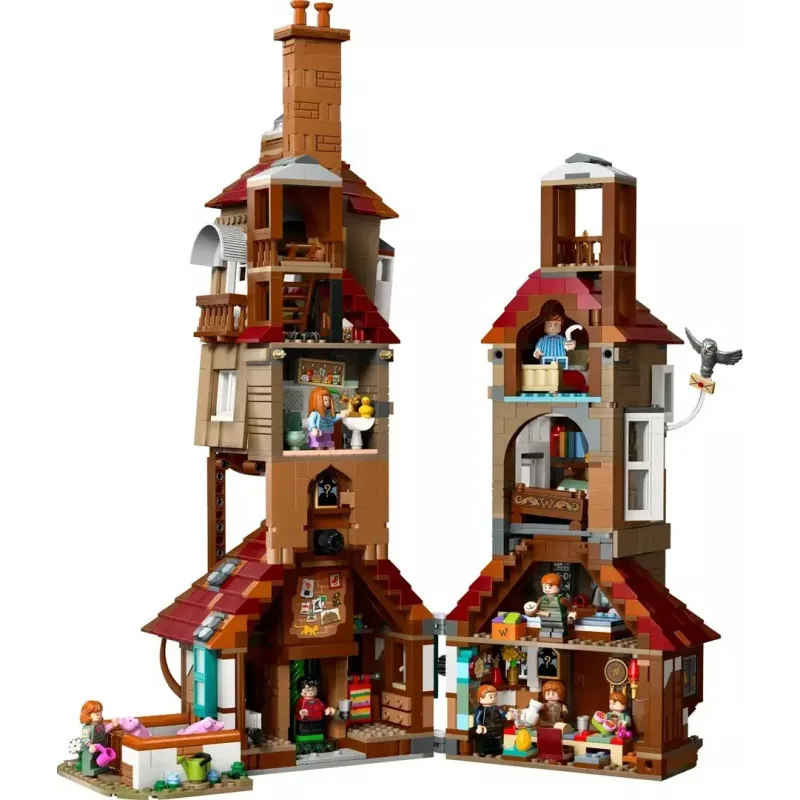 LEGO Harry Potter The Burrow kollektsionääriväljaanne 76437 ehituskomplekt, 2405 osa, 10 minifiguuri, 460×250×230 mm