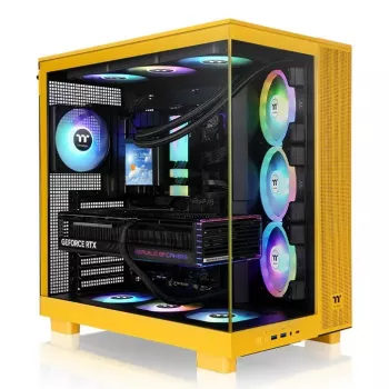 PC korpus Thermaltake View 380 XL TG ARGB Midi Tower Kollane