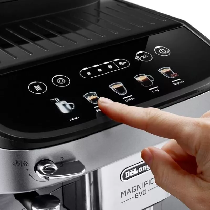 Kombineeritud espressomasin De’Longhi Magnifica ECAM290.31.SB — 1,8 L veepaak, 250 g oanõu, 15 baari, 2 tassi