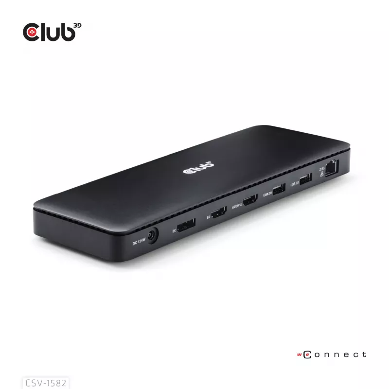 CLUB3D Thunderbolt™ 4 sertifitseeritud 12-ühes dokkimisjaam
