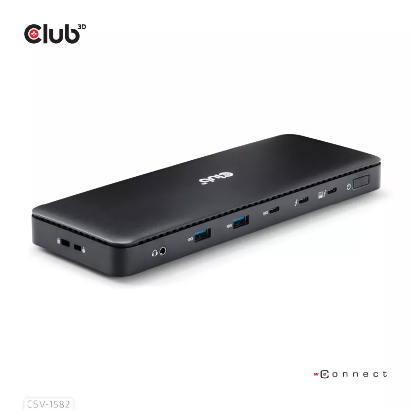 CLUB3D Thunderbolt™ 4 sertifitseeritud 12-ühes dokkimisjaam