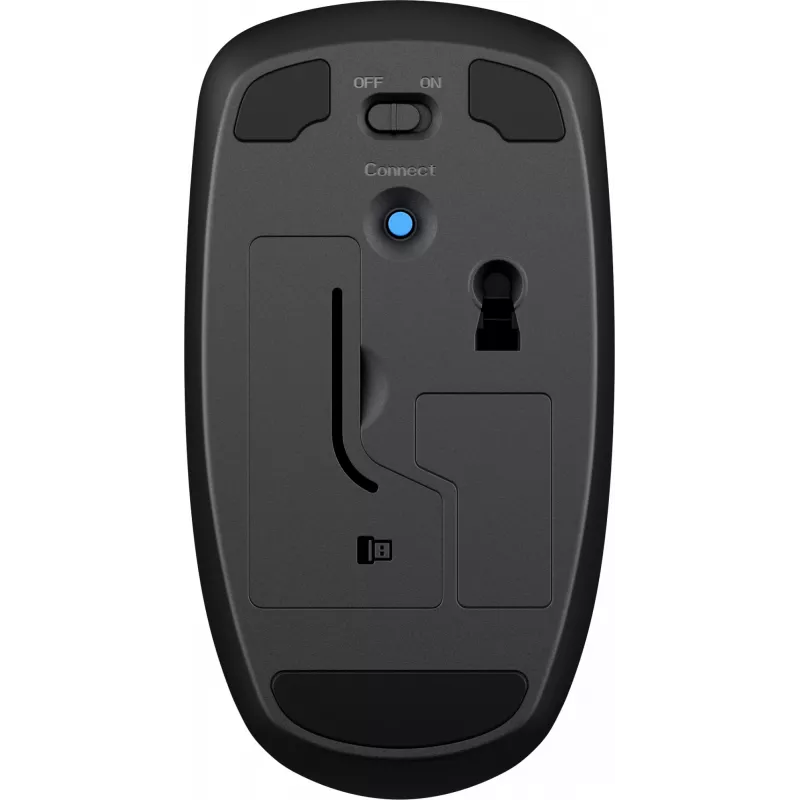 HP Wireless Mouse X200, kahekäeline, optiline, RF-juhtmevaba, 1600 DPI, must