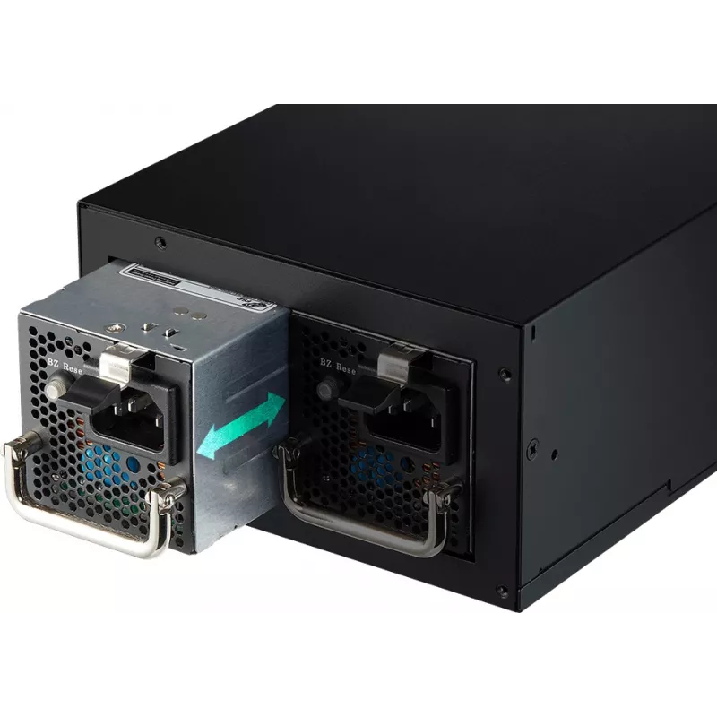 FSP Twins PRO 900W toiteplokk PS2 ATX Redundant ATX Must, 900 W, 100 - 240 V, 50 - 60 Hz, 6 - 10 A, aktiivne, 130 W