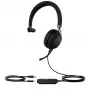 Yealink UH38 Mono Teams - ilma akuta USB-C-USB juhtmega kõrvaklapid