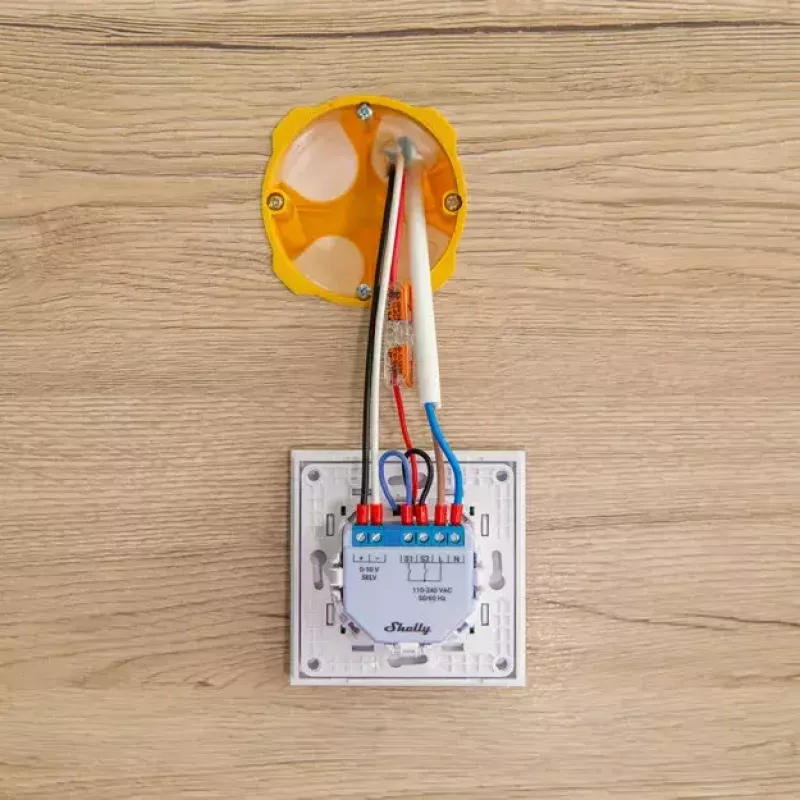 Dimmer Shelly Plus 0-10V sisseehitatud sinine hall juhtmevaba juhtimine 110-240V