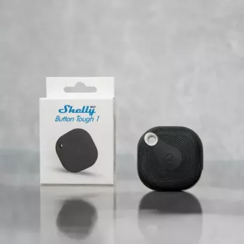 Nutinupp Shelly BLU Button Tough 1 Must Plastik 3V CR2032
