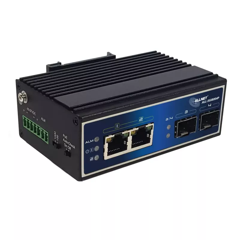 Haldamatu lüliti ALLNET ALL-SGI8004P Gigabit Ethernet PoE 2 porti