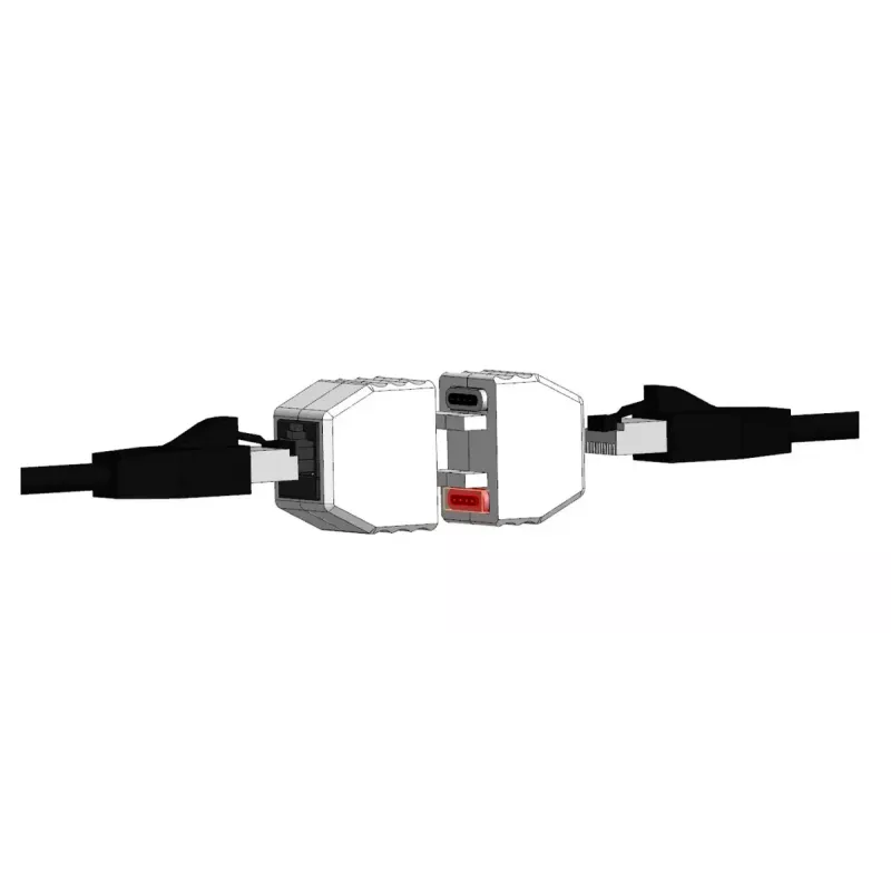 ALLNET ALL-RJ45-MAGNET liidesekaardid/adapter RJ-45 Valge 90 W