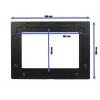 Bezel for ALLNET tablet ALLTCOVER10WWV1 — Valge bezel, 309 × 228 mm